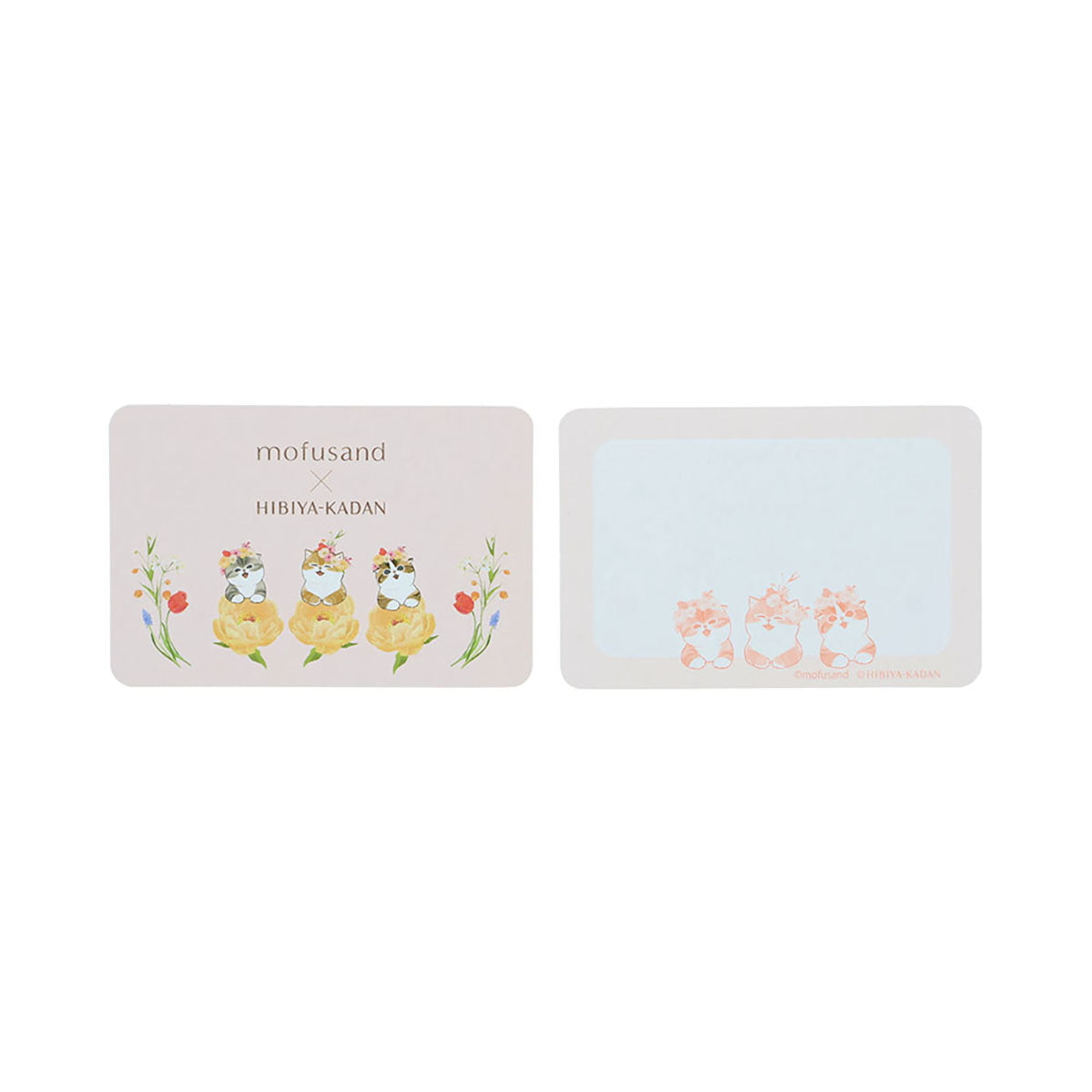 [BLOOM] "Mofusand x HIBIYA-KADAN" Mini Letter Set