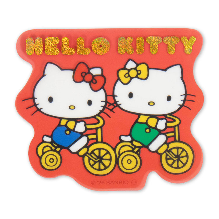 [HELLO KITTY / BICYCLE] "THANKYOUMART x Sanrio Retro" Clear Sticker