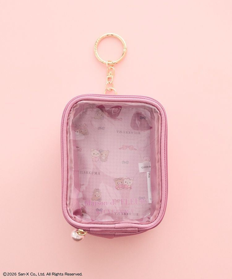 [PINK] "Maison de FLEUR x Rilakkuma" Window Pouch