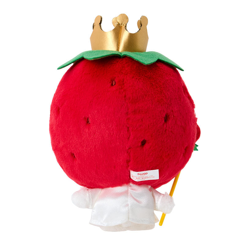 [HELLO KITTY] "Sanrio Become Strawberry King" Plush Keychain