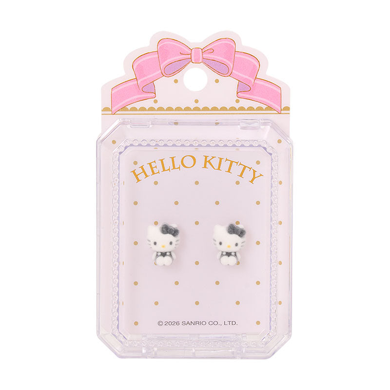 [HELLO KITTY] "Sanrio" Flocky Earrings