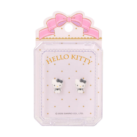 [HELLO KITTY] "Sanrio" Flocky Earrings