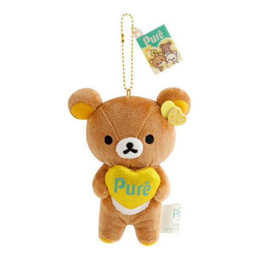 [RILAKKUMA] "Pure Gummy x Rilakkuma" Plush Keychain
