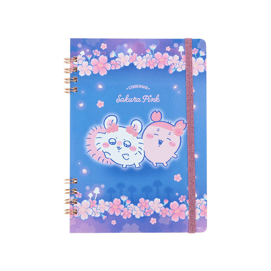 [BLUE] "Chiikawa Sakura Pink" B6 Notebook
