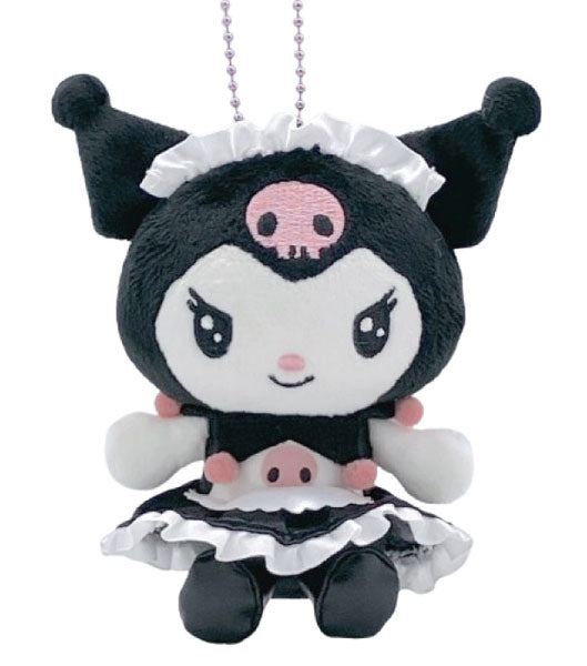 [KUROMI / MAID] "My Melody & Kuromi" Plush Keychain