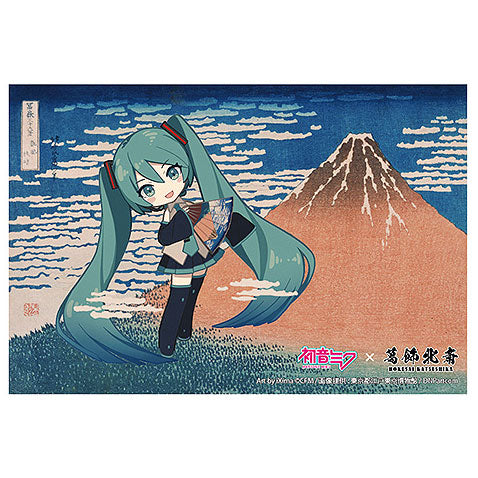 [THIRTY-SIX VIEWS OF MOUNT FUJI FINE WIND, CLEAR MORNING] "Hatsune Miku x Hokusai Katsushika" Postcard