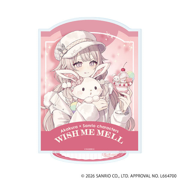 [WISH ME MELL] "Akakura x Sanrio Parfait Cafe" Acrylic Stand