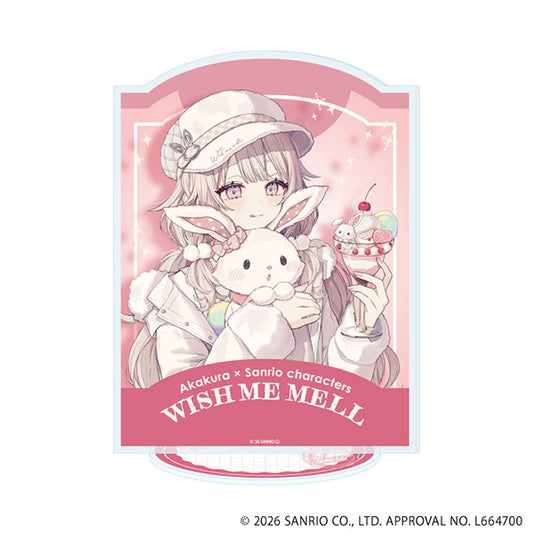 [WISH ME MELL] "Akakura x Sanrio Parfait Cafe" Acrylic Stand