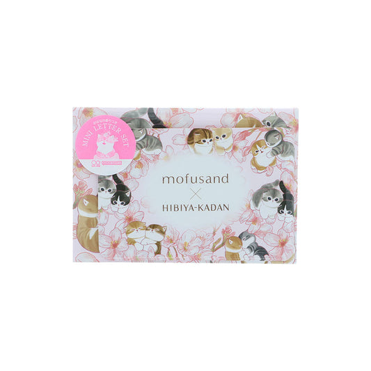 [SAKURA] "Mofusand x HIBIYA-KADAN" Mini Letter Set
