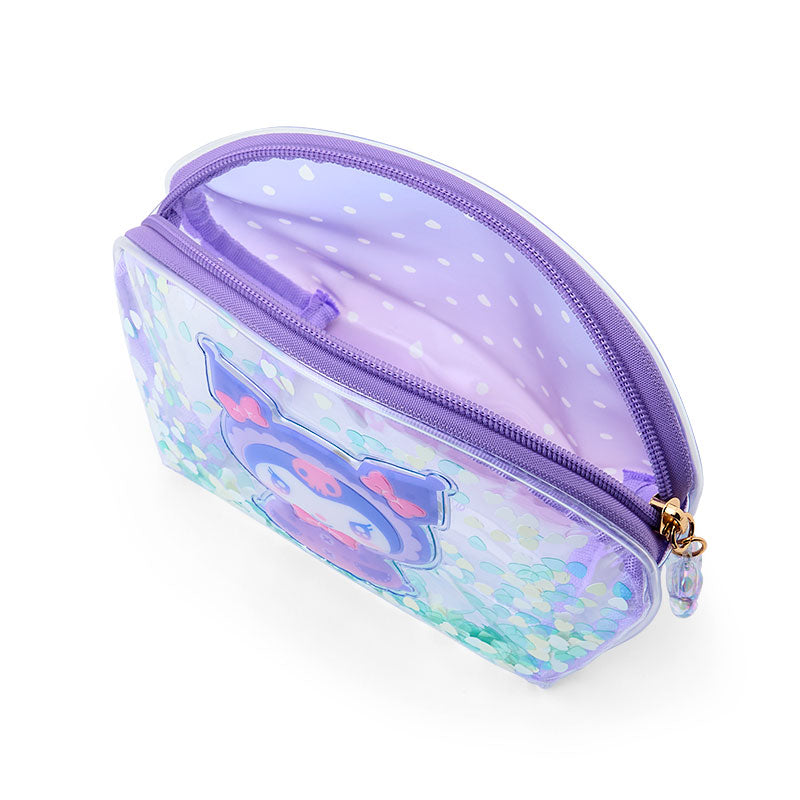 [KUROMI] "Sanrio Sweet Rain" Clear Pouch