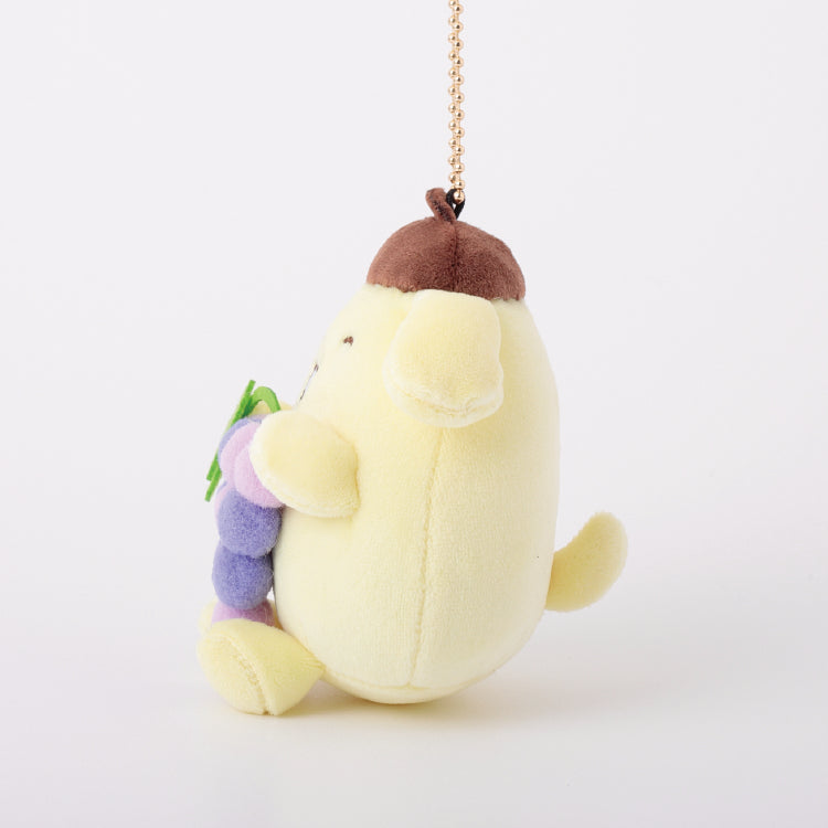 [GRAPE] "Munyugurumi Pompompurin" Plush Keychain