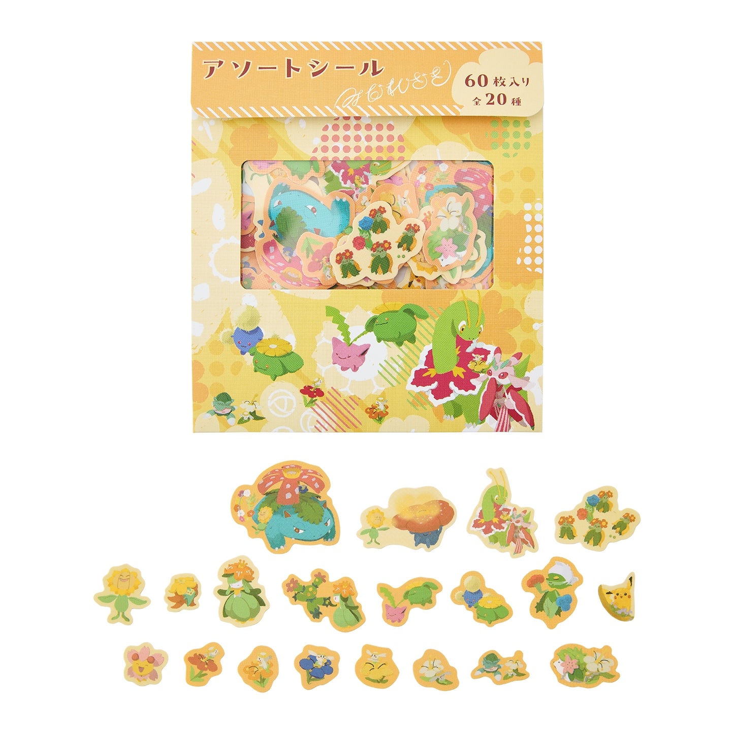 "Pokemon Blooming in Profusion" Sticker Flakes