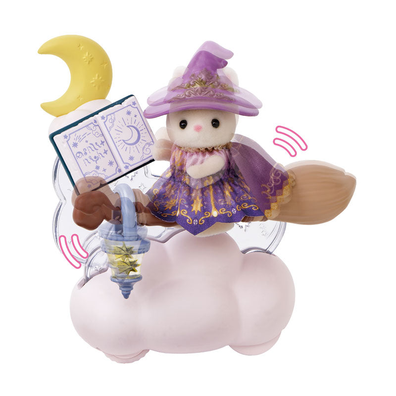 [FLYING BROOM IN THE MOONLIGHT] "Sylvanian Families Little Tales" Set