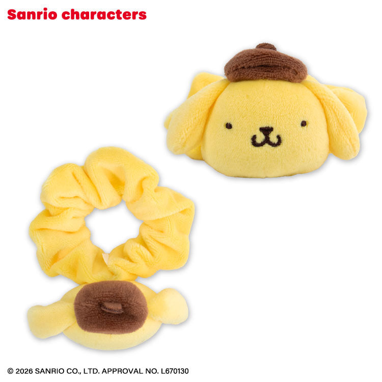 [POMPOMPURIN] "THANKYOUMART X Sanrio Retro" Plush Hair Tie