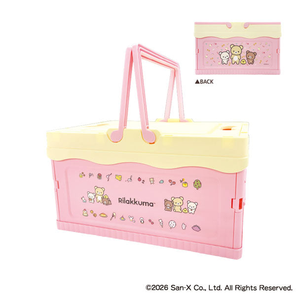 [PINK] "Rilakkuma" Folding Case with Lid