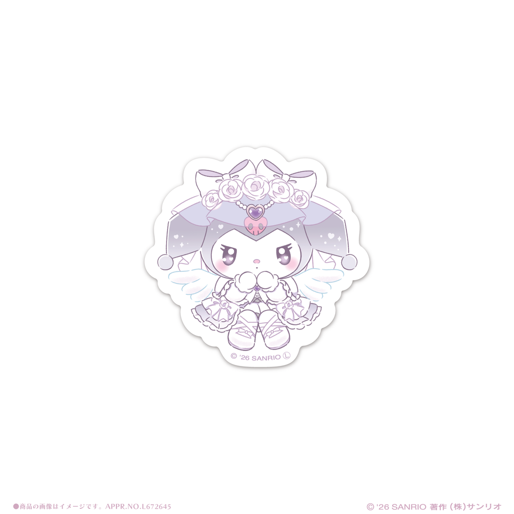 [KUROMI] "Sanrio x LAFARY Tokimeki Senshi Lumina" Die-Cut Sticker