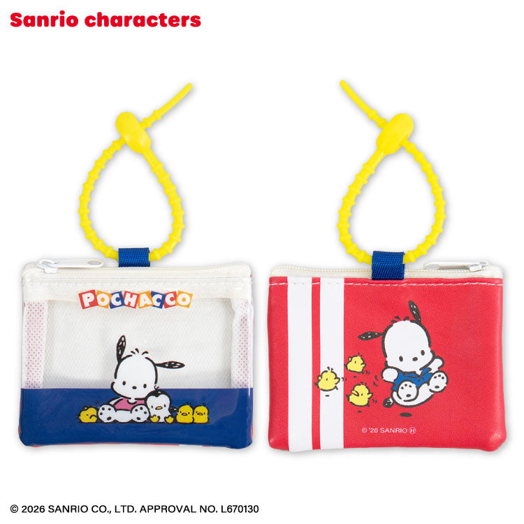 [POCHACCO] "THANKYOUMART x Sanrio Retro" Zip Tie Mini Pouch