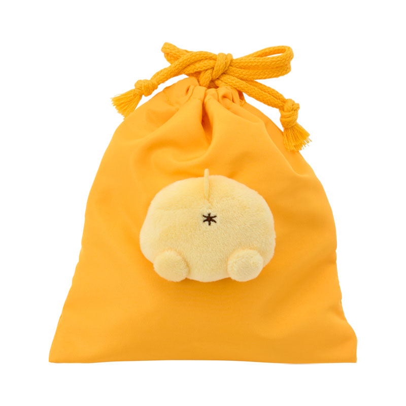 [POMPOMPURIN] "Sanrio" Drawstring Bag with Mascot