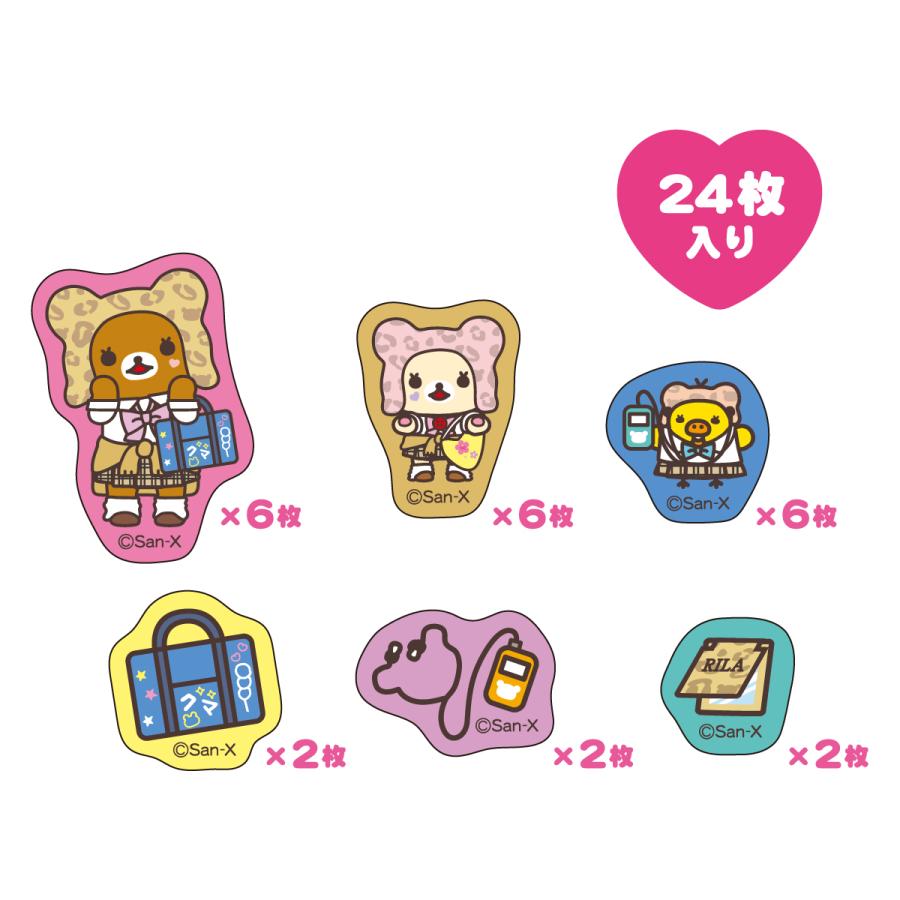 "Rilakkuma Store 18th Anniversary" Sticker Flakes