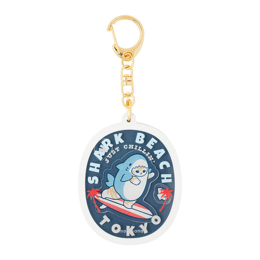 [SHARK BEACH] "Mofusand BOARD SHARK!" Shaka Shaka Keychain