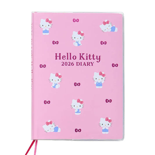 [HELLO KITTY / BOWS] "Sanrio 2026" B6 Horizontal Schedule Planner