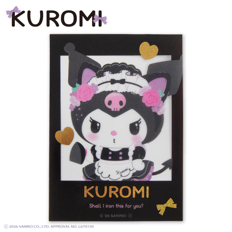 [BLACK PHOTO] THANKYOUMART "Kuromi" Clear Sticker