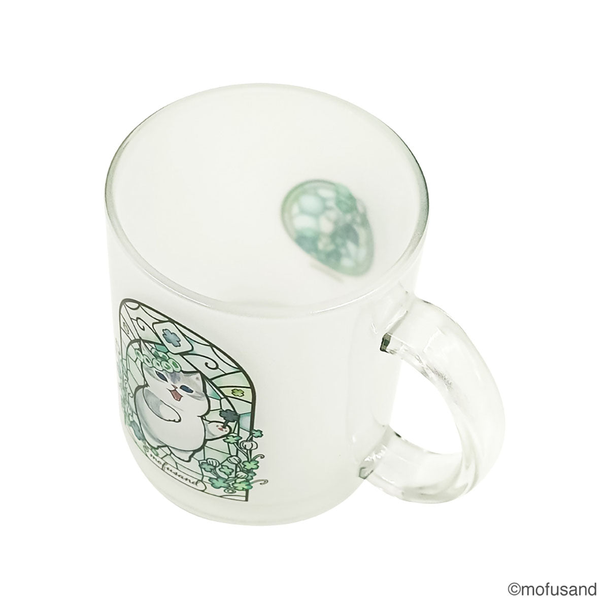 "Mofusand Stained Glass" Glass Mug