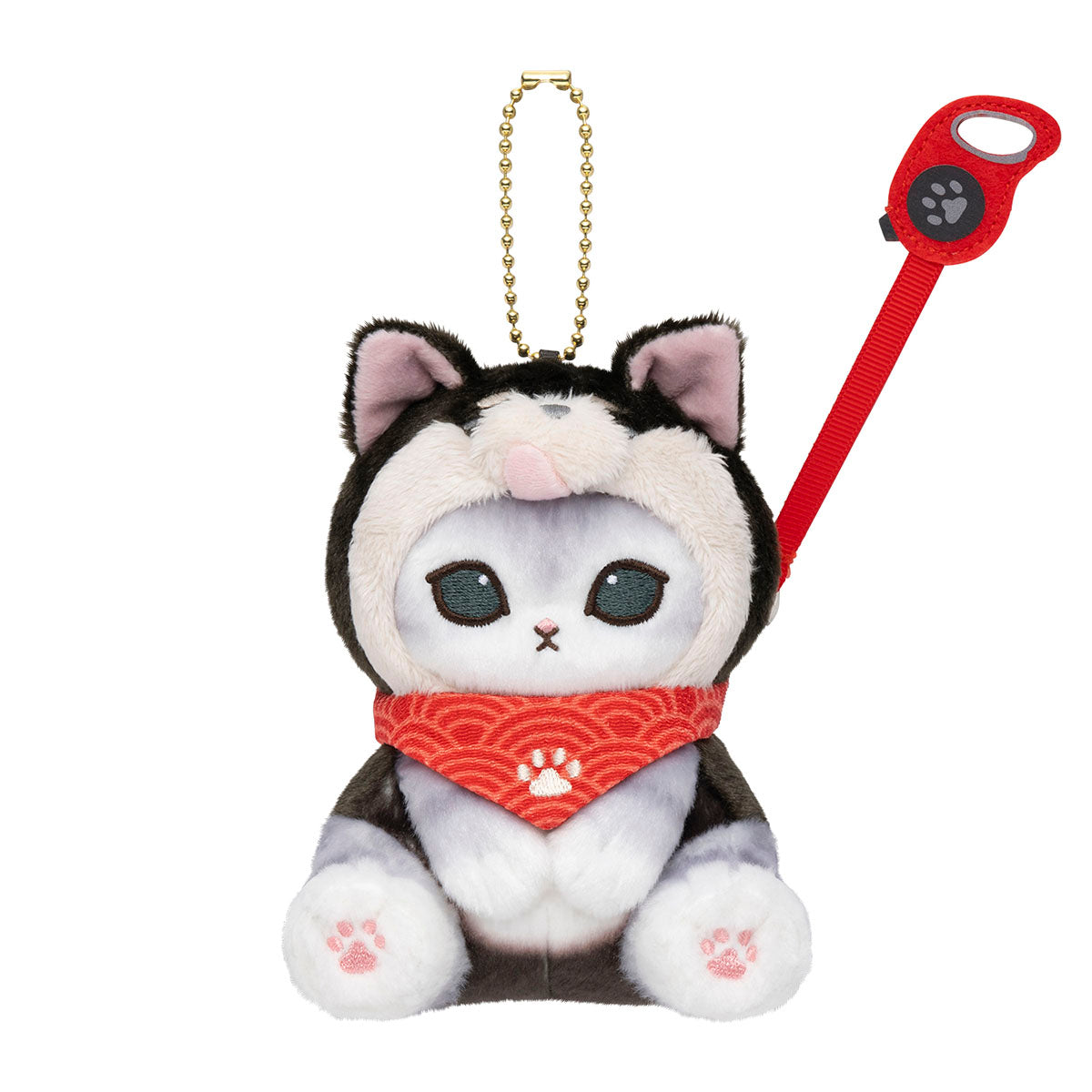 [BLACK] "Mofusand Shiba Nyan" Plush Keychain