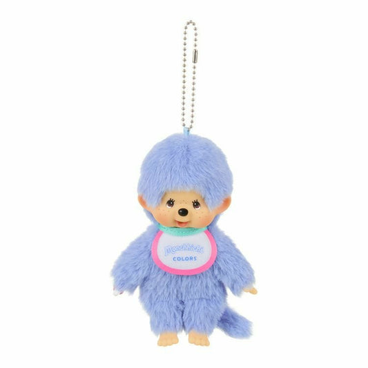 [BLUE] "Monchhichi COLORS" Plush Keychain