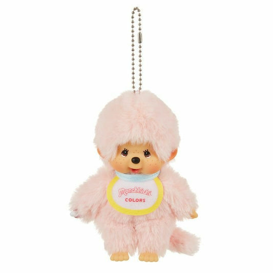 [PINK] "Monchhichi COLORS" Plush Keychain