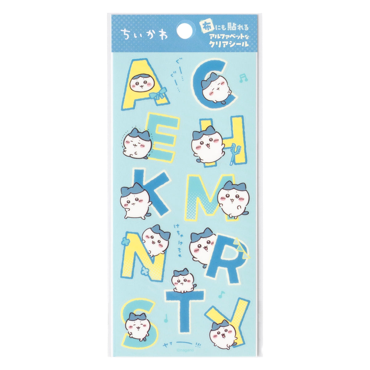 [HACHIWARE] "Chiikawa Alphabet" Sticker Sheet
