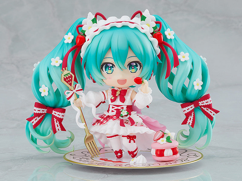 NENDOROID "Hatsune Miku 15th Anniversary Strawberries & Cream Version" Figure
