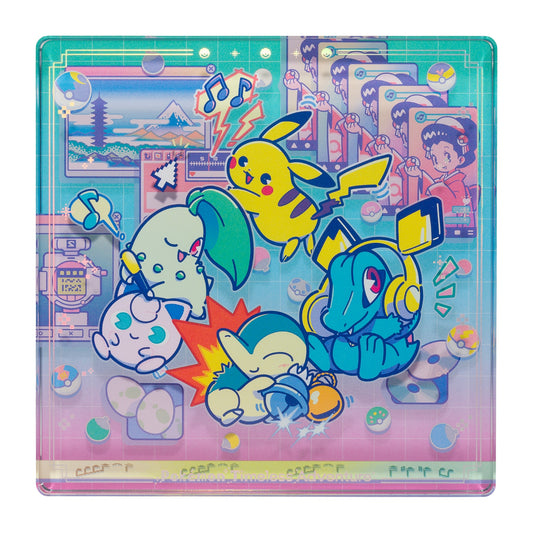 "Pokemon Timeless Adventure Johto" Acrylic Block