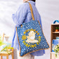 "Mofusand BOARD SHARK!" Fringe Tote Bag
