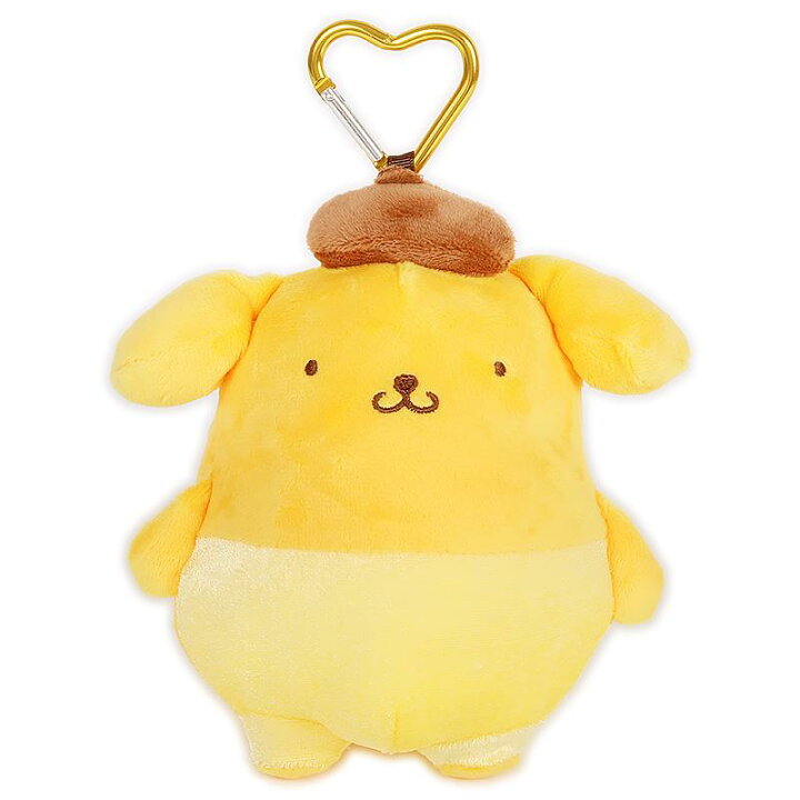 [POMPOMPURIN] "Sanrio Suntan" Pouch Plush Keychain
