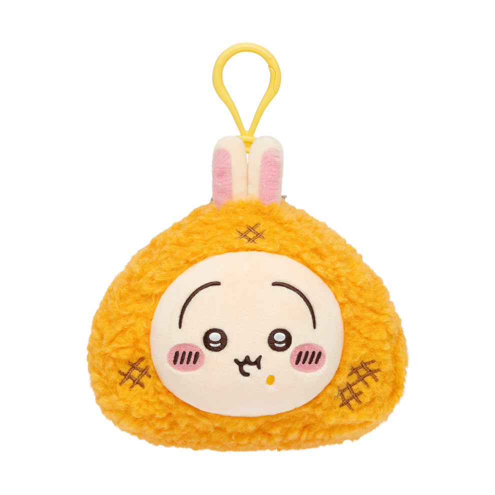 [USAGI] "Chiikawa Mogumogu Honpo Onigiri" Plush Keychain