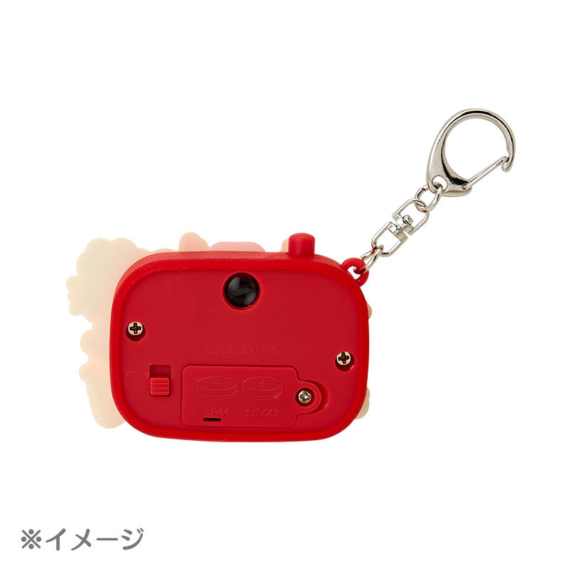 [KUROMI] "Sanrio Miniature Toy" Camera Shaped Light Scope Keychain