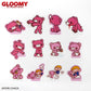 "THANKYOUMART X Gloomy the Naughty Grizzly" Sticker Flakes