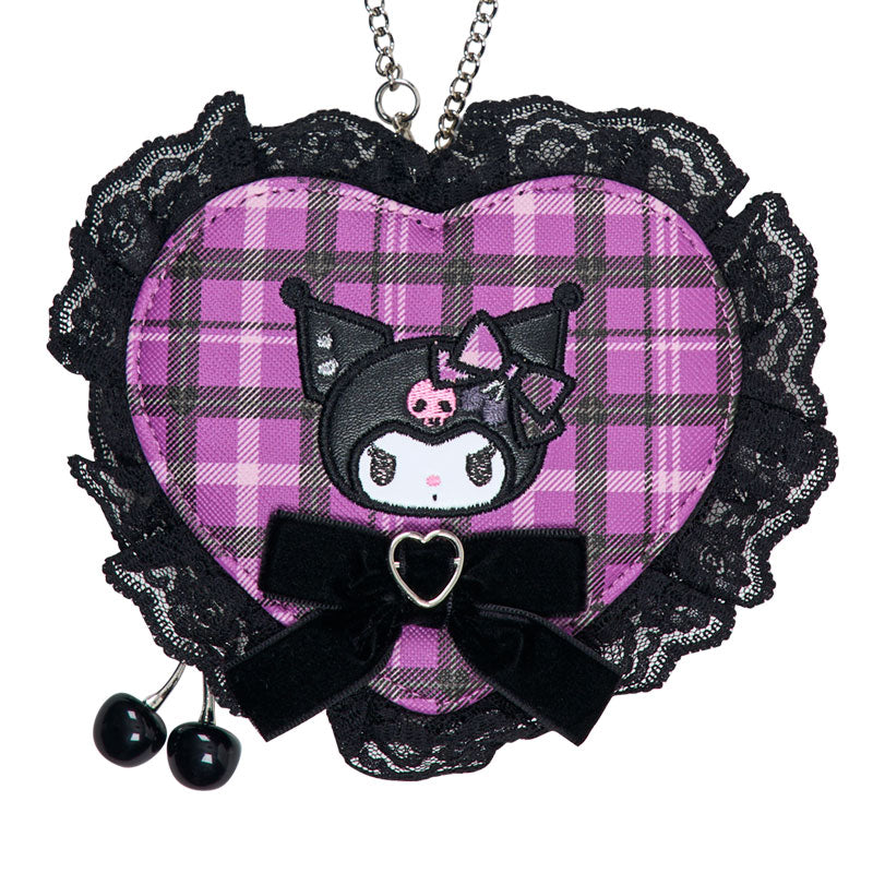 [KUROMI] "Sweet Rock 'n' Check" Mini Pouch