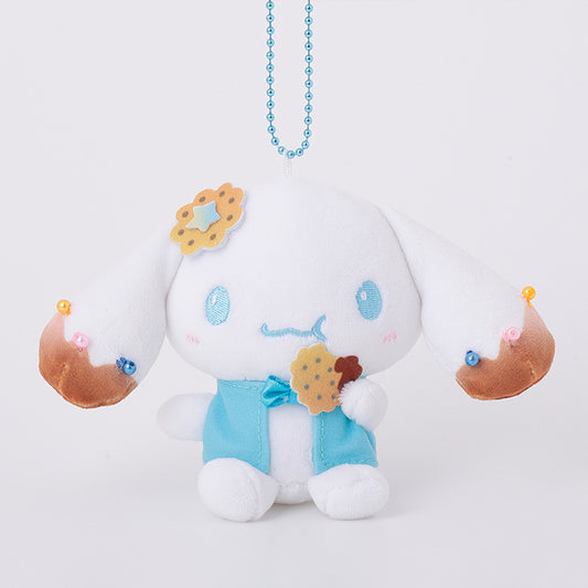 [CINNAMOROLL] "Sanrio Sweets House" Plush Keychain