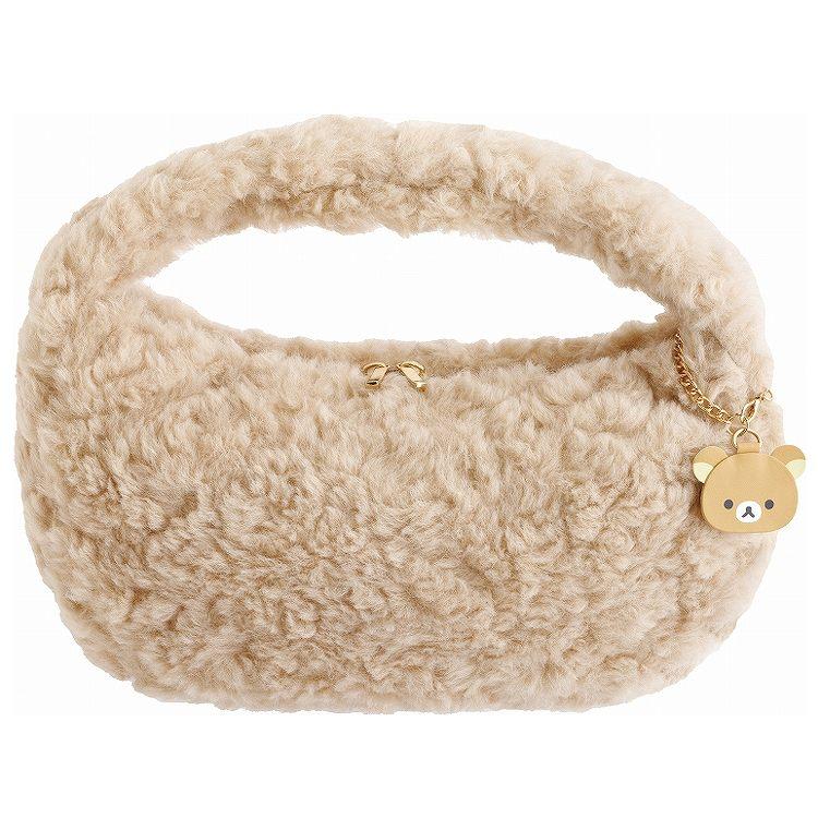 "Rilakkuma Basic Boa Mokomoko" Handbag