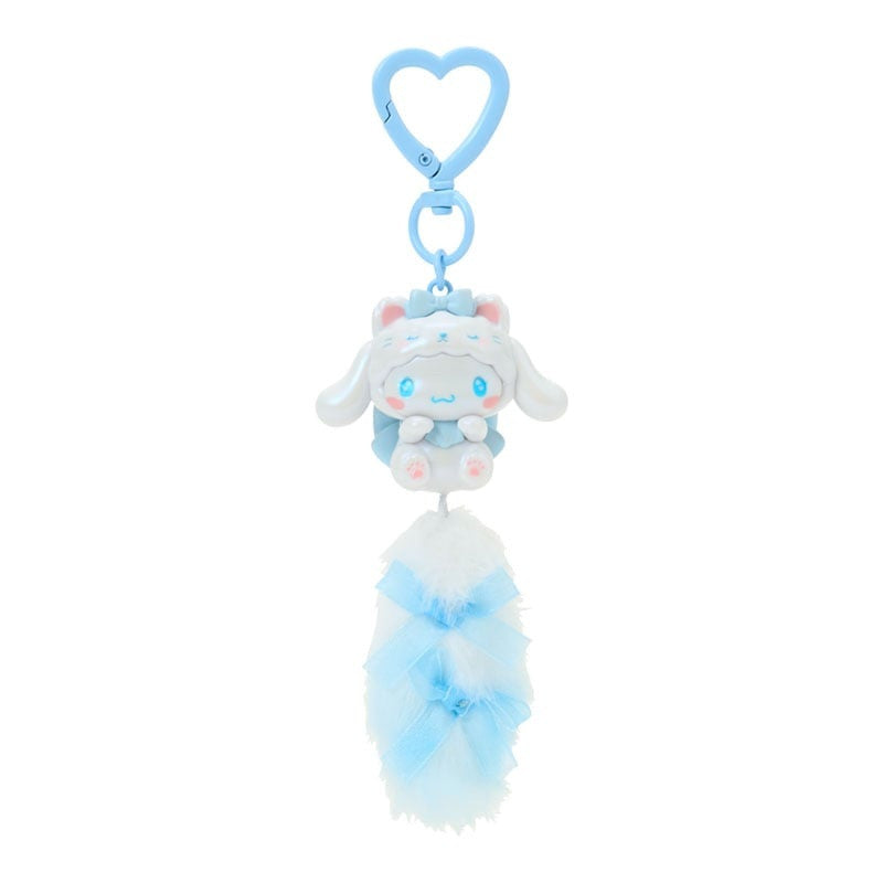 [CINNAMOROLL] "Sanrio Milky Kitten" Tail Keychain