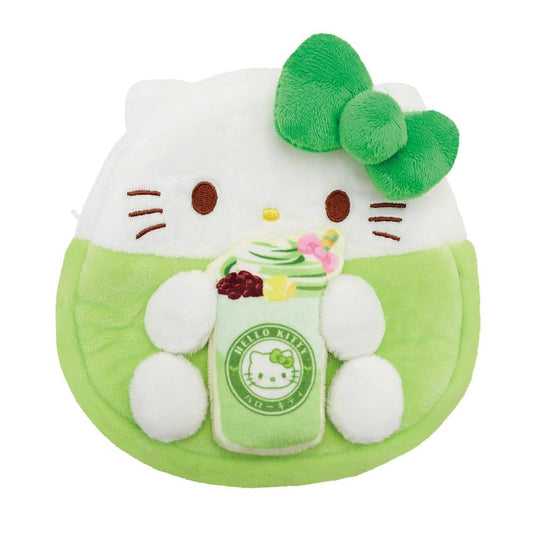 "Hello Kitty Matcha Sweets" Plush Pouch