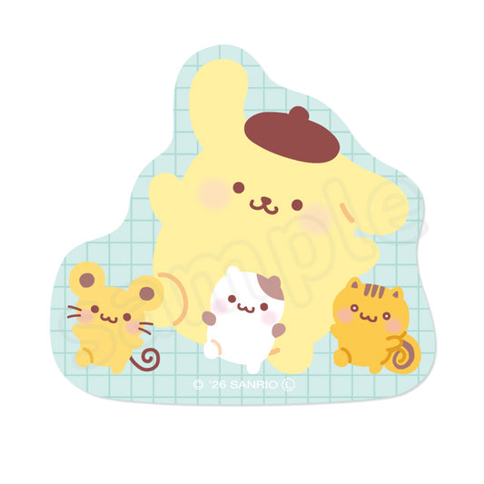 [WAVE / TEAL] "Pompompurin Cute and Plump" Sticker