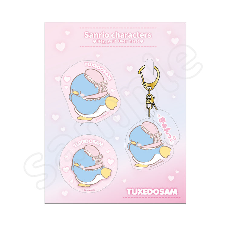 [TUXEDOSAM] "Sanrio Hey, you! Over Here! Special Set" Keychain