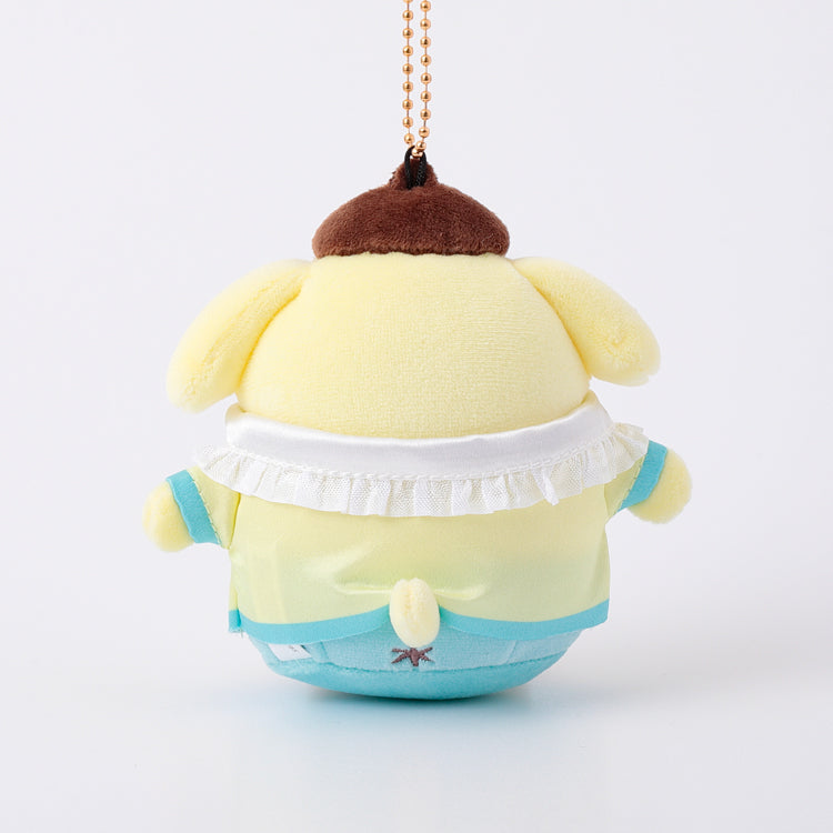 [POMPOMPURIN] "Sanrio Dressed Up Two Colors Coordinated Munyugurumi" Plush Keychain
