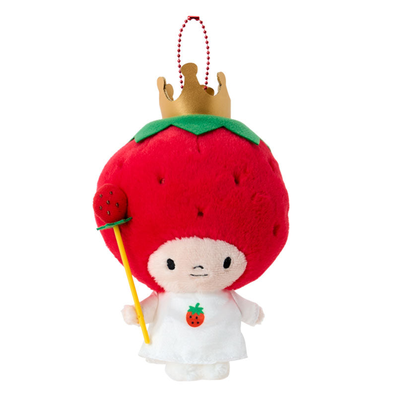[STRAWBERRY KING] "Sanrio Become Strawberry King" Plush Keychain