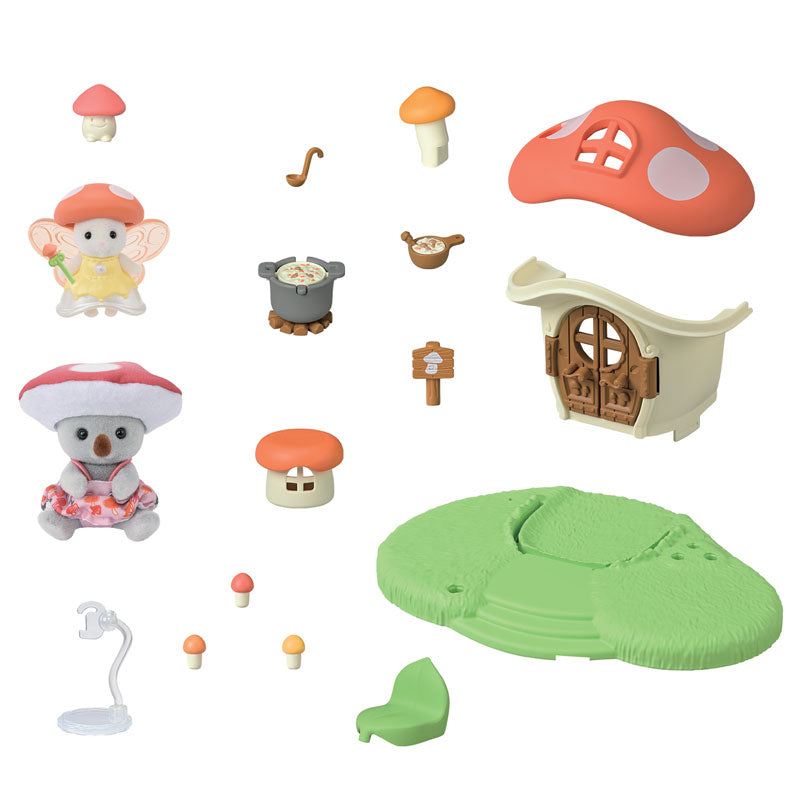[FAIRY MUSHROOM HOUSE] "Sylvanian Families" Figure Set