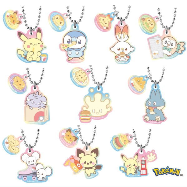 "Pokemon Pokepeace Keychain & Candy 2" Blind Bag