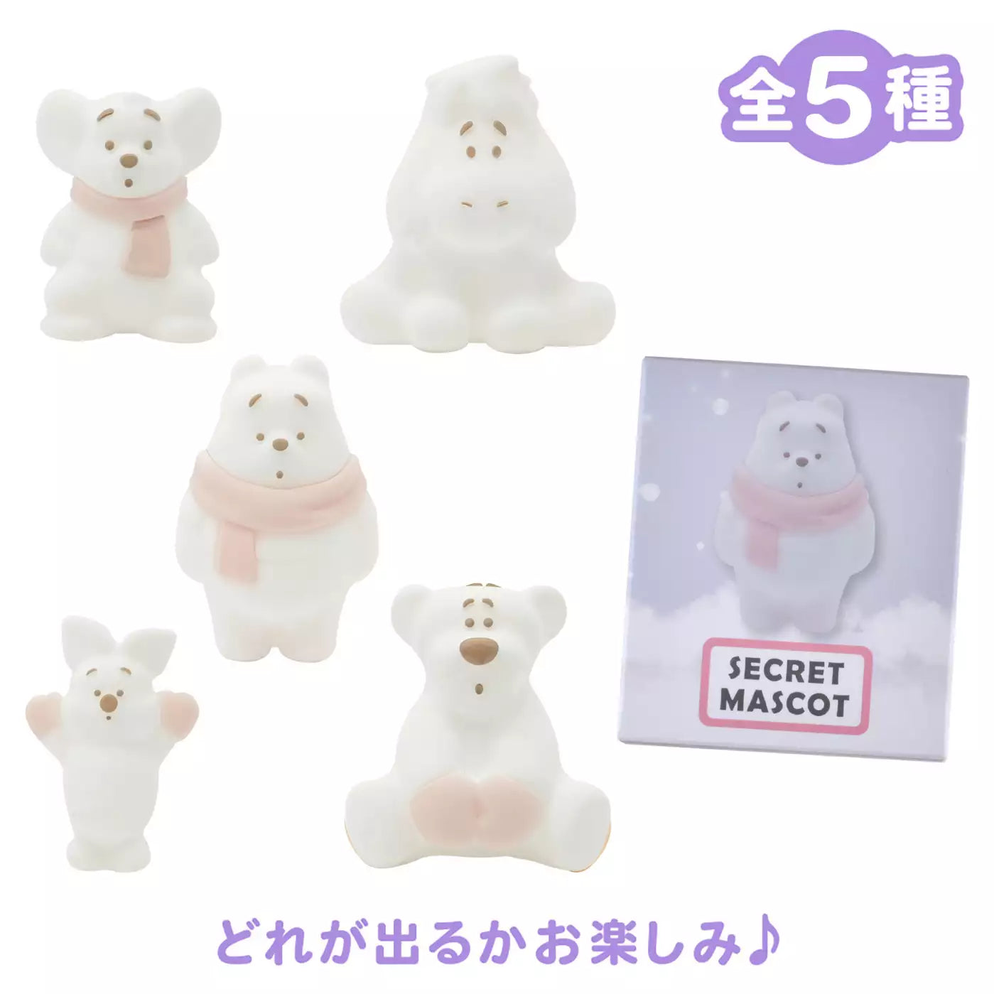 "WHITE POOH 2WAY Secret Figure" Blind Box